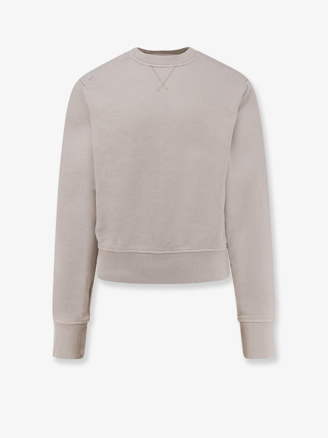 Entire Studios Pod Crew Cotton Sweatshirt Off White