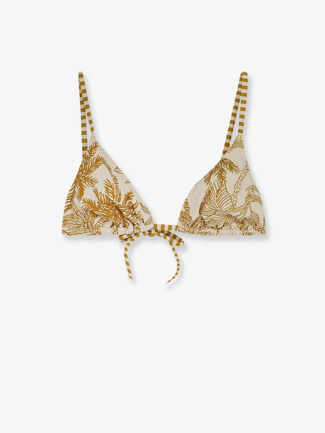 Eres Nylon Bikini Top Oro