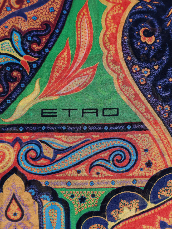 Etro Multicolor Silk Foulard