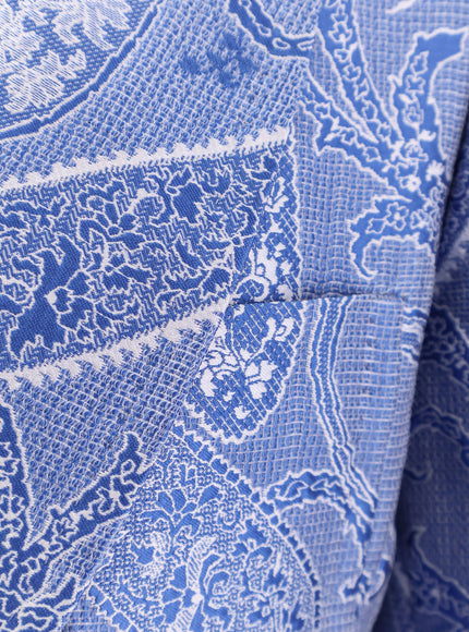 Etro Silk Blend Single-Breasted Blazer