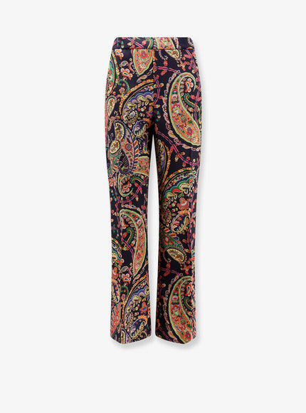 Etro Multicolor Fabric Trousers Multicolore