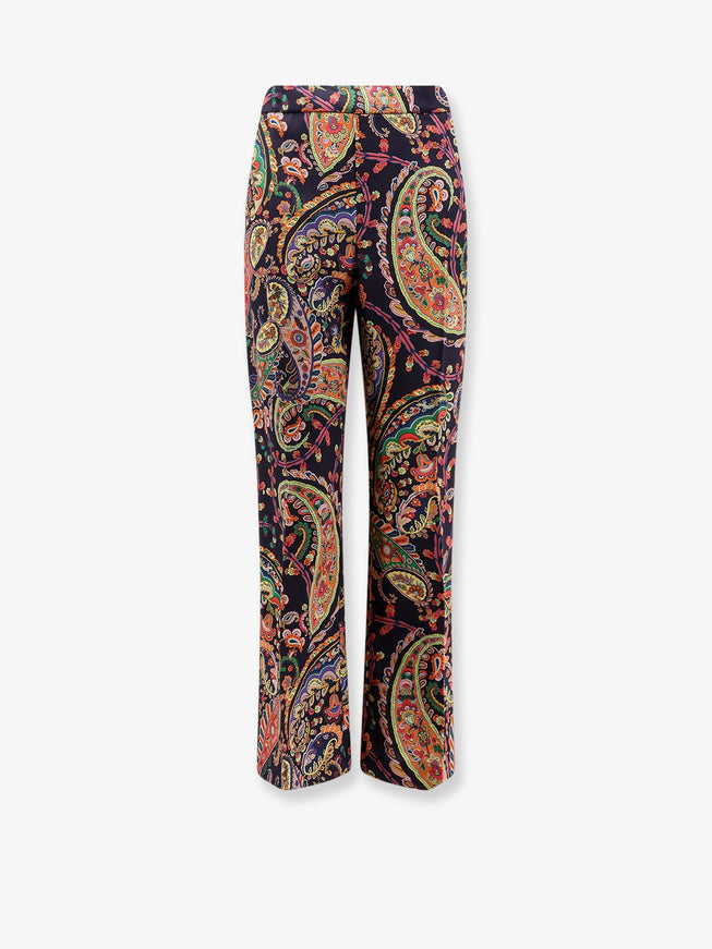 Etro Multicolor Fabric Trousers Multicolore