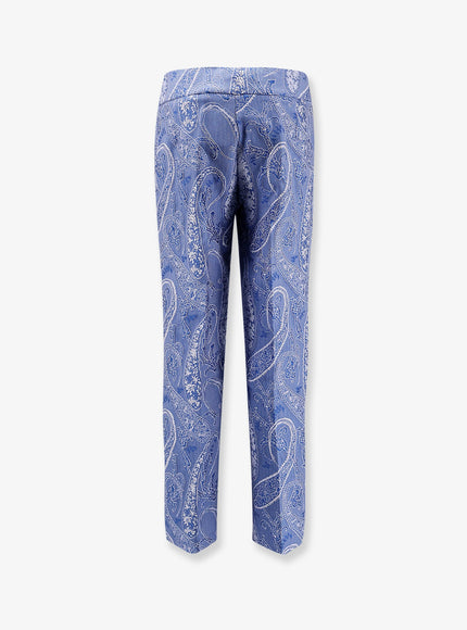 Etro Trousers With Iconic Print
