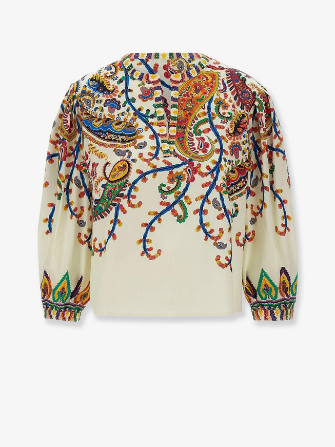 Etro Multicolor Cotton Shirt Multicolore