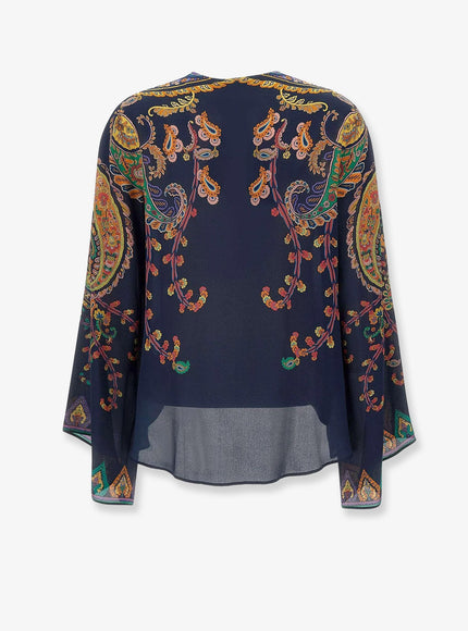 Etro Multicolor Silk Shirt