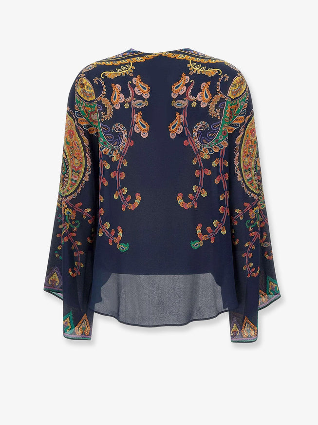 Etro Multicolor Silk Shirt