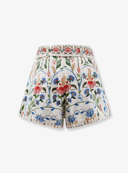 Farm Rio Fraga Multicolor Cotton Shorts