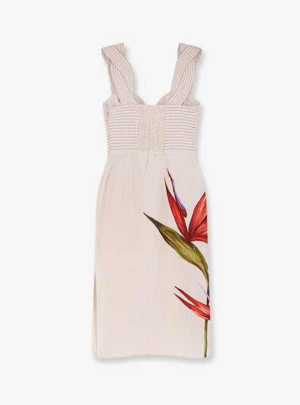 Farm Rio Strelizia Linen Dress