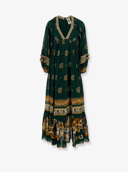 Farm Rio Ayla Maxi Dress Ayla Green
