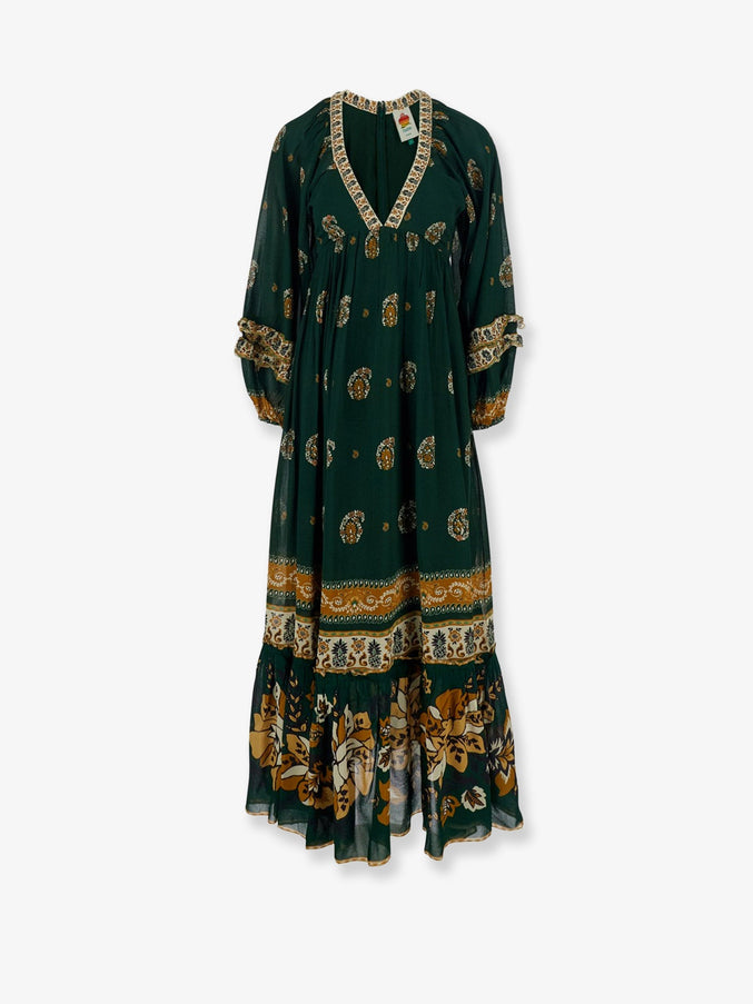 Farm Rio Ayla Maxi Dress Ayla Green