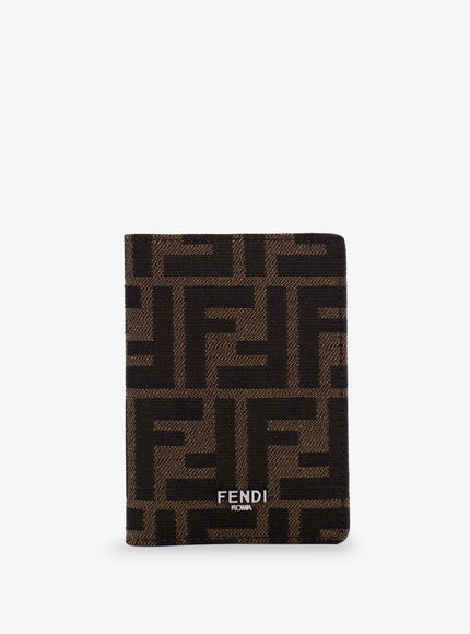 Fendi Ff Fabric Card Holder With Front Logo Uni Tbmr+Nr+Pall