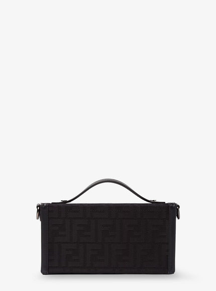 Fendi Baguette Soft Trunk Ff Fabric Crossbody Bag