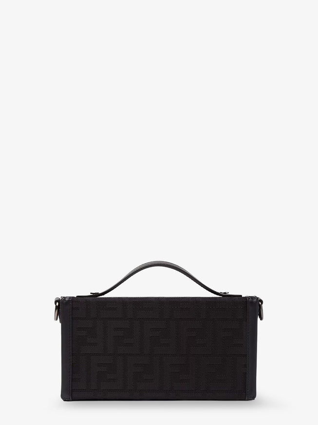 Fendi Baguette Soft Trunk Ff Fabric Crossbody Bag