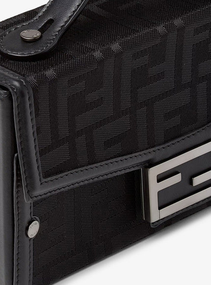 Fendi Baguette Soft Trunk Ff Fabric Crossbody Bag