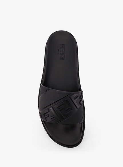 Fendi Ff Rubber Slides