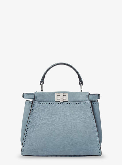 Fendi Peekaboo Mini Leather Crossbody Bag