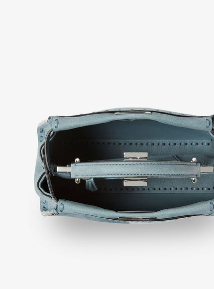 Fendi Peekaboo Mini Leather Crossbody Bag