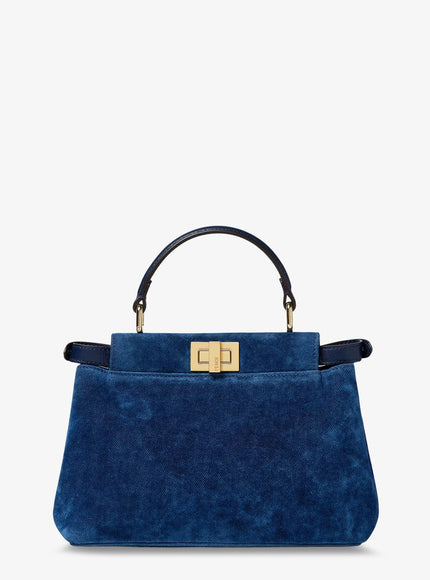 Fendi Peekaboo Mini Leather Crossbody Bag
