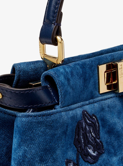 Fendi Peekaboo Mini Leather Crossbody Bag
