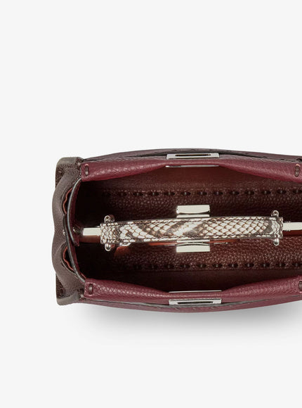 Fendi Peekaboo Mini Leather Crossbody Bag