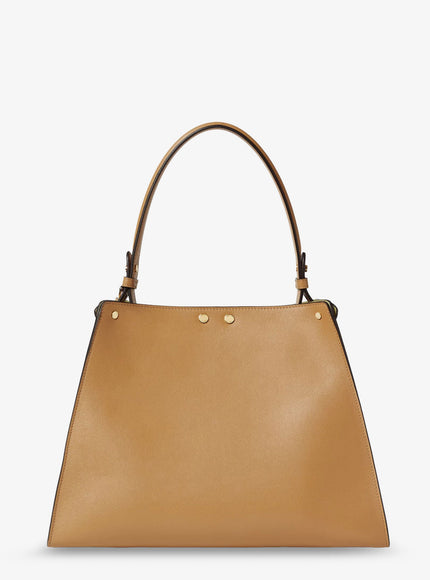 Fendi Fend Way Medium Leather Shoulder Bag With Contrasting Lining