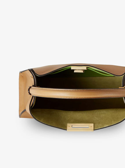 Fendi Fend Way Medium Leather Shoulder Bag With Contrasting Lining