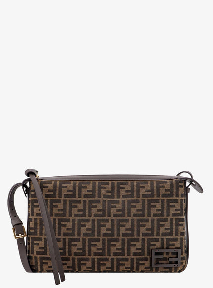 Fendi Simply Medium Ff Jacquard Fabric Crossbody Bag Uni T.moro