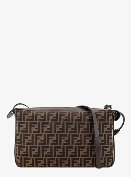 Fendi Simply Medium Ff Jacquard Fabric Crossbody Bag