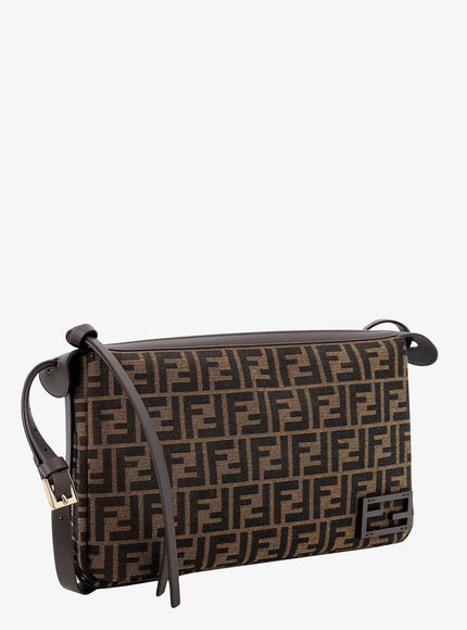 Fendi Simply Medium Ff Jacquard Fabric Crossbody Bag