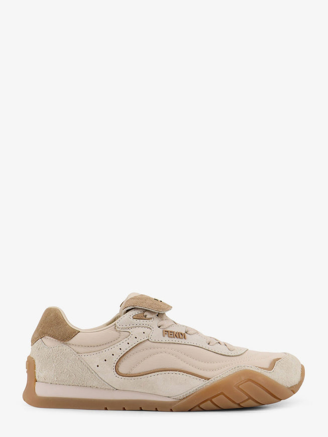 Fendi Fendi Wave Pulse Suede Sneakers Cr.brul+Tao.tau+Babe