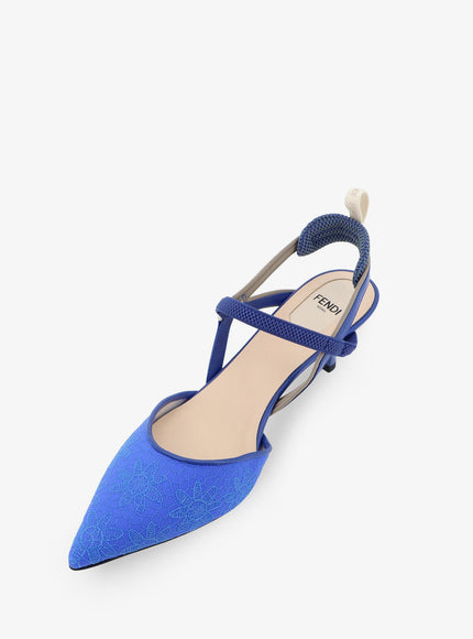 Fendi Colibrì Lite Mesh And Leather Pumps
