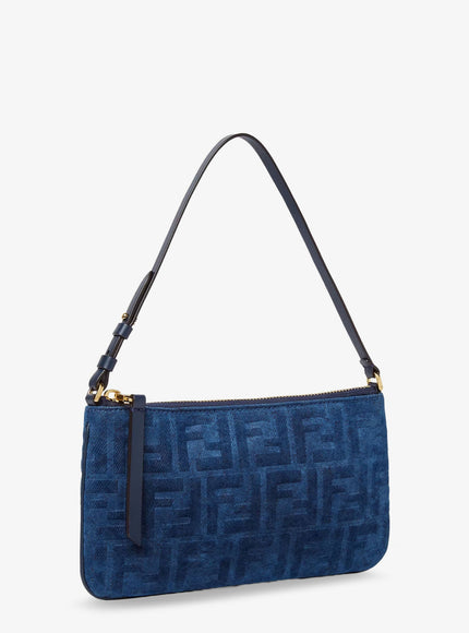 Fendi Flat Ff Fabric Shoulder Bag