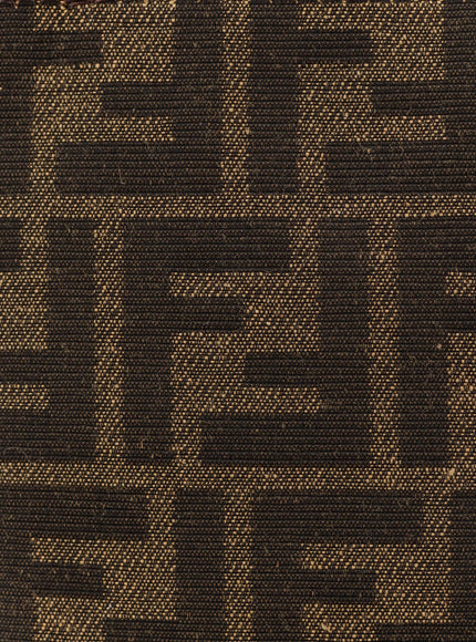 Fendi Medium Flat Ff Jacquard Fabric Pochette