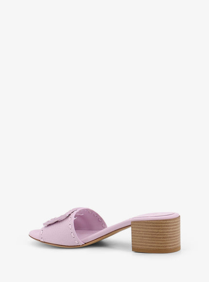 Fendi Leather Baguette Sandals