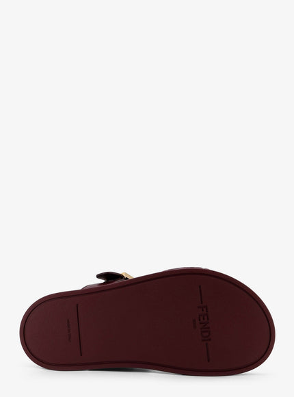 Fendi Fendi Feel Low Leather Sandals