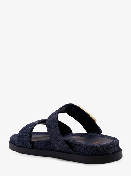 Fendi Fendi Feel Low Leather Sandals