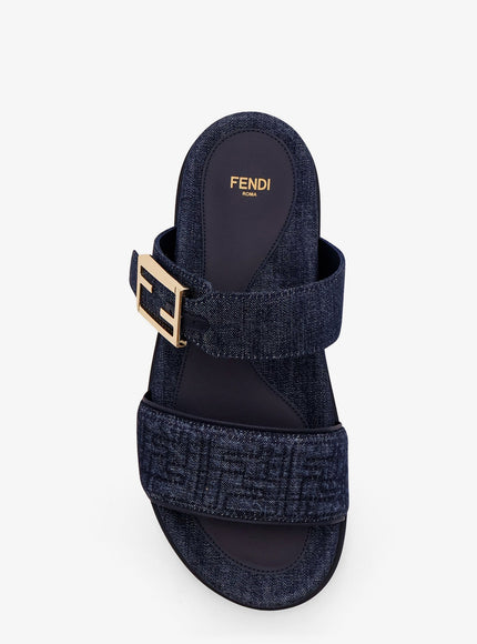 Fendi Fendi Feel Low Leather Sandals