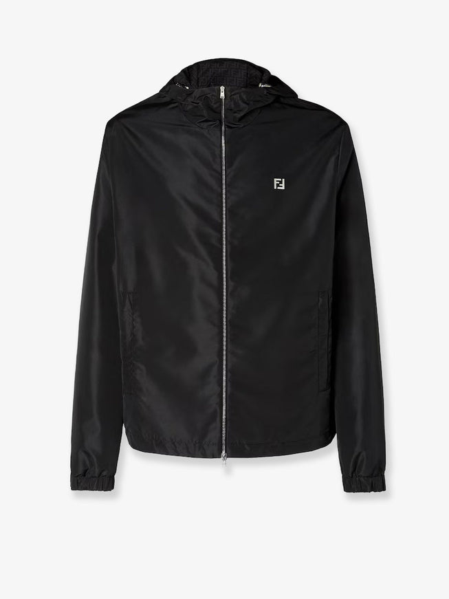 Fendi K-Way Ny Nylon Jacket Black