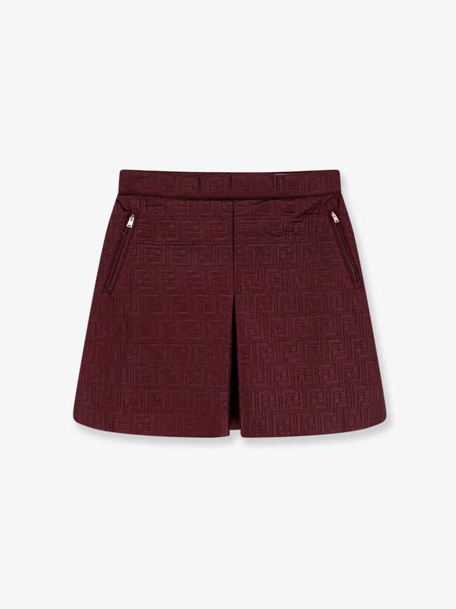 Fendi Quilted Nylon Mini Skirt