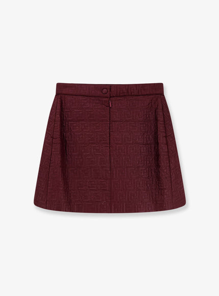 Fendi Quilted Nylon Mini Skirt