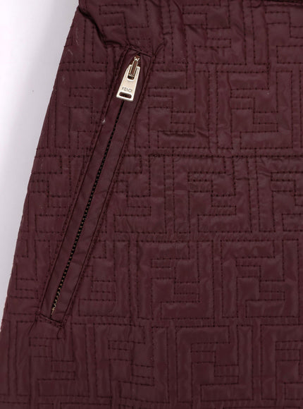 Fendi Quilted Nylon Mini Skirt