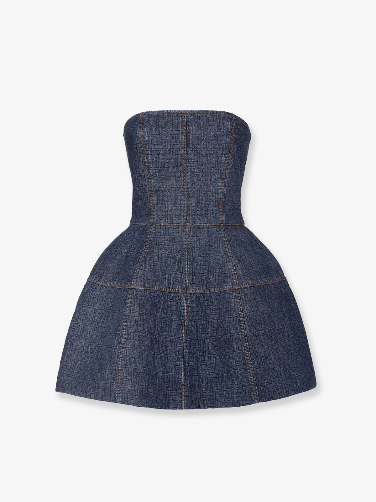 Fendi Padded Denim Mini Dress – Ellie Belle