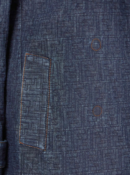 Fendi Ff Padded Denim Caban