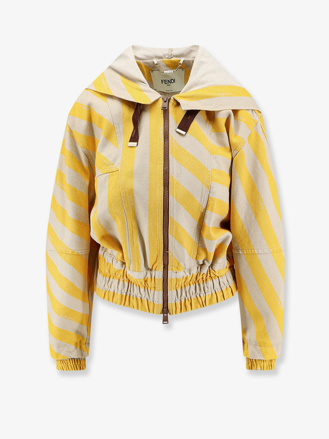 Fendi Cotton And Linen Jacket Ginestra 26