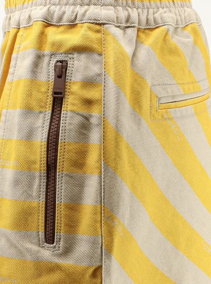 Fendi Cotton And Linen Shorts