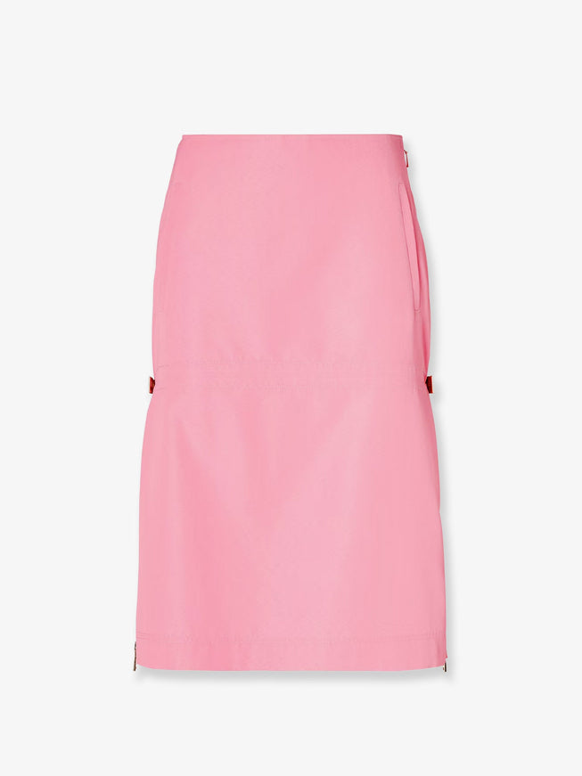 Fendi Technical Viscose Skirt Azalea 26