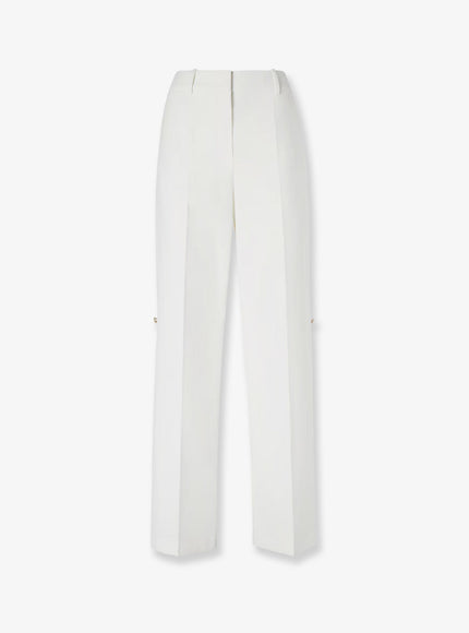Fendi Technical Canvas Trousers White