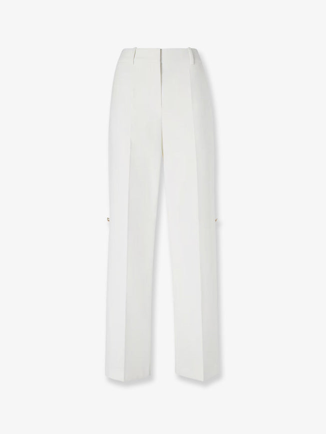 Fendi Technical Canvas Trousers White