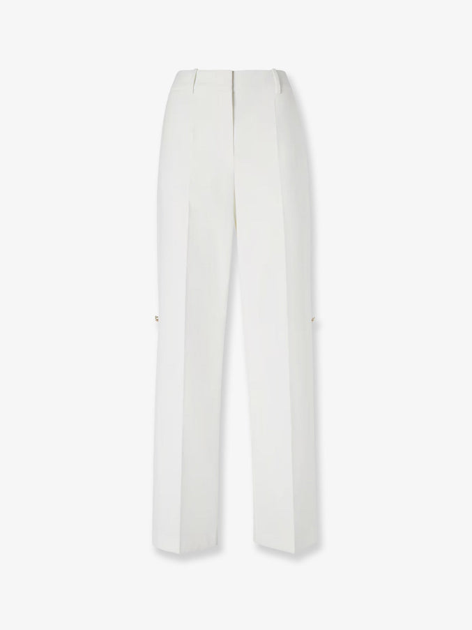 Fendi Technical Canvas Trousers White