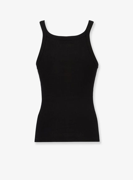 Fendi Ribbed Cotton Tank Top